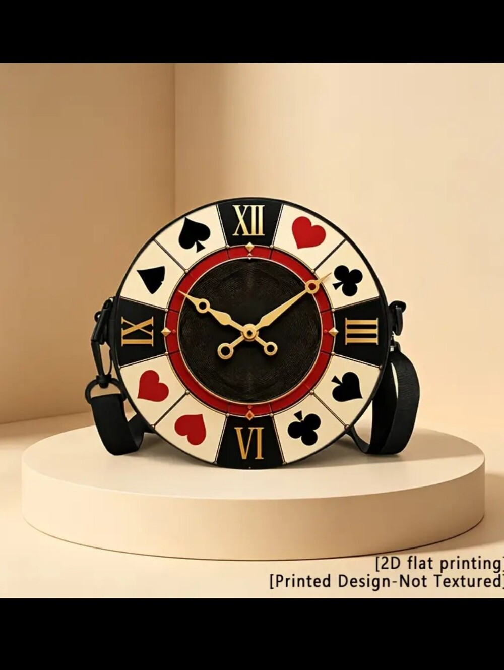 Alice Poker Clock Bag